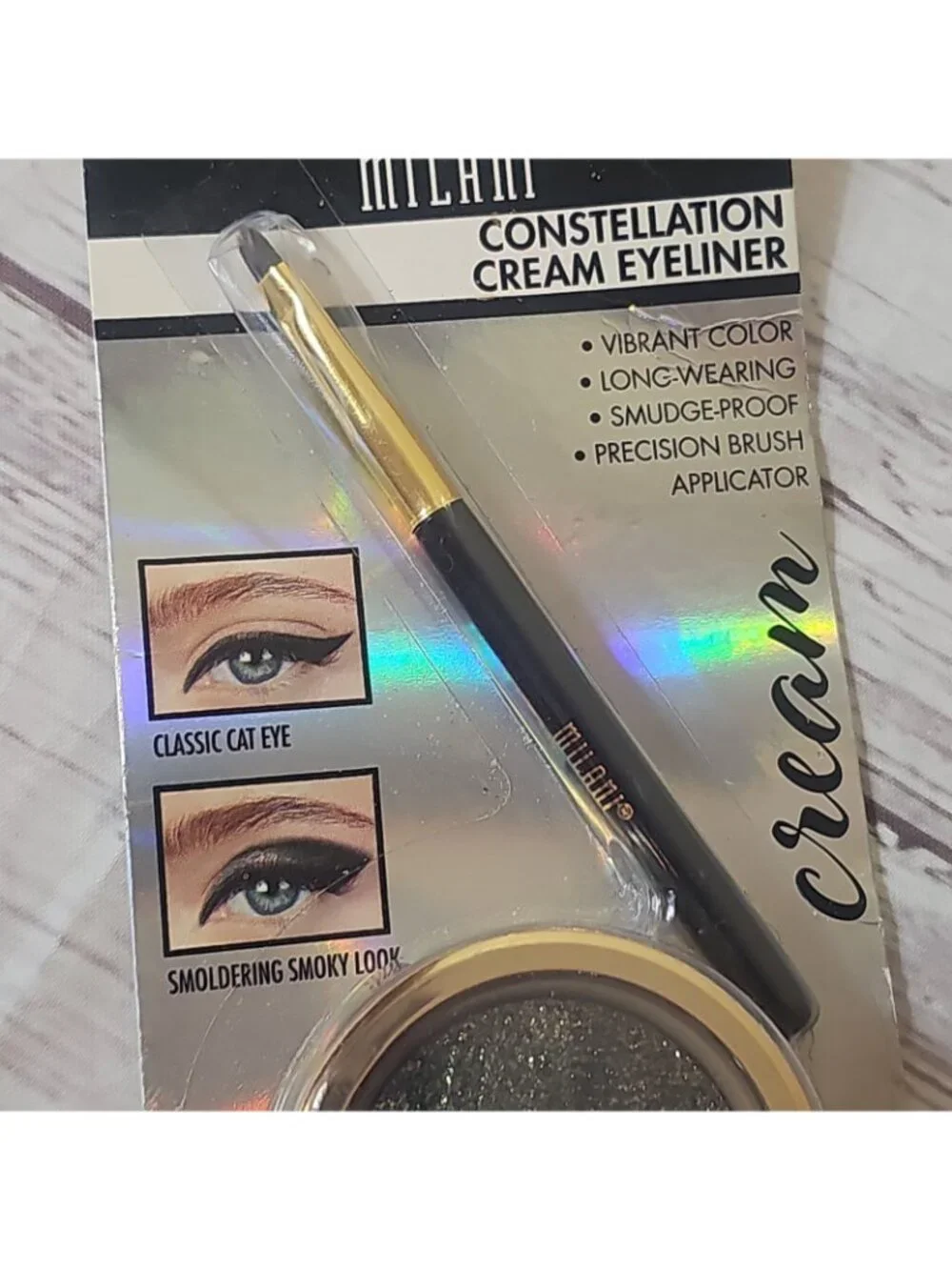 Milani Constellation Cream Eyeliner Galaxy 06 with Brush 0.14oz Limited New